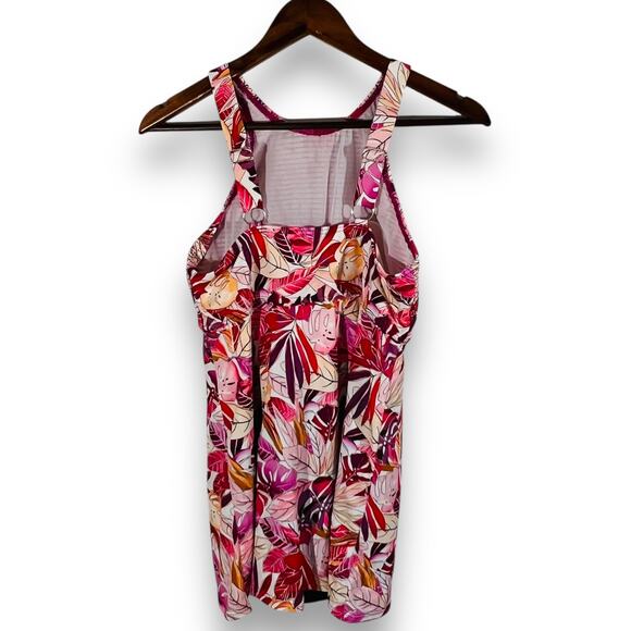 Fit 4 U Swimsuit Romper Pink Size 12 New - Picture 4 of 10